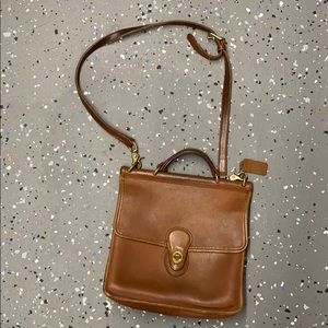 Coach Vintage Willis Brown Leather Tote #9927